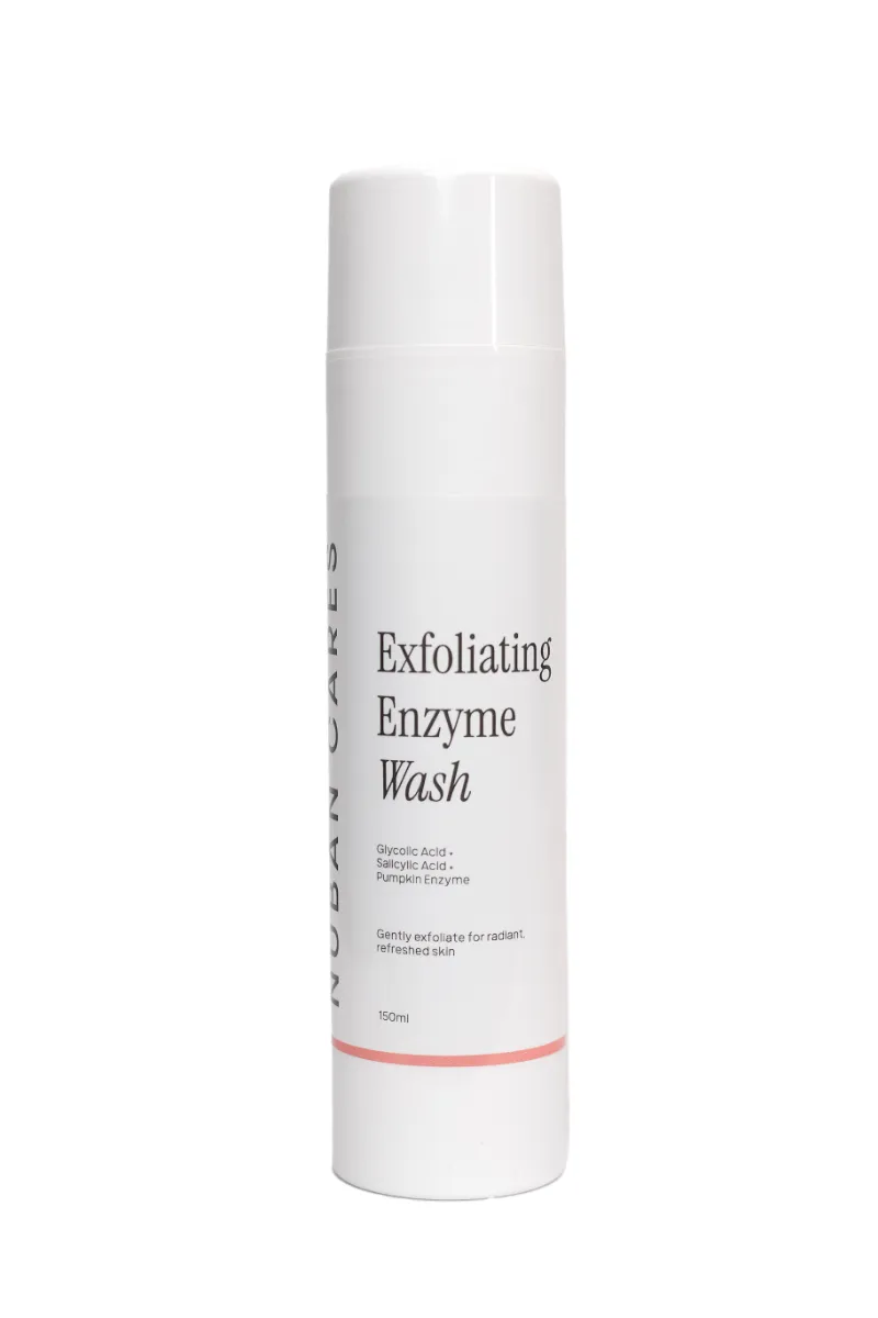Nuban Beauty Exfoliating Enzyme Wash tube with creamy texture
