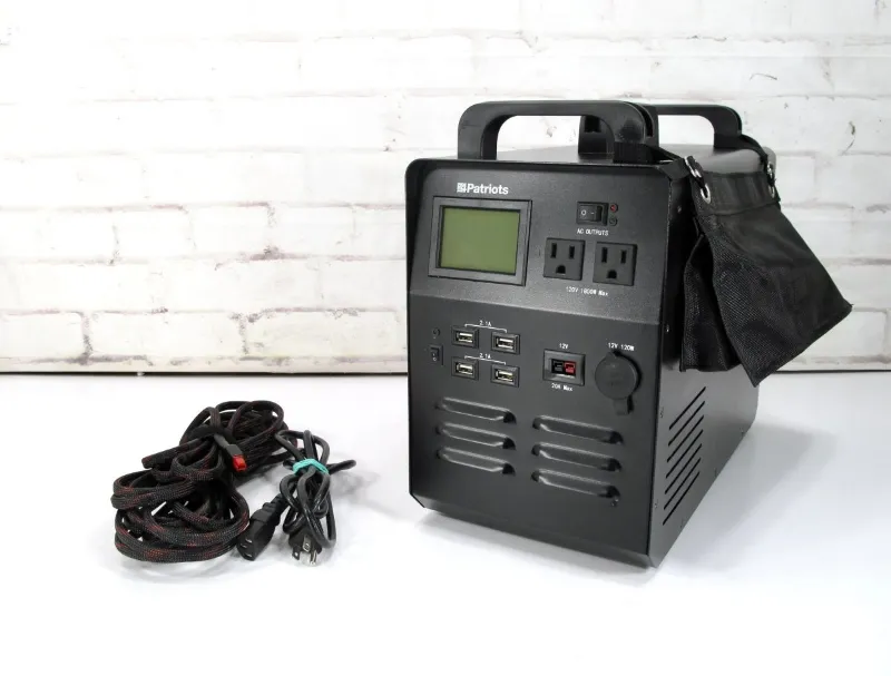 ZeereeZ 4 Patriots 1800 Solar Panel or AC Charged 1800W Off Grid Power Generator portable generator