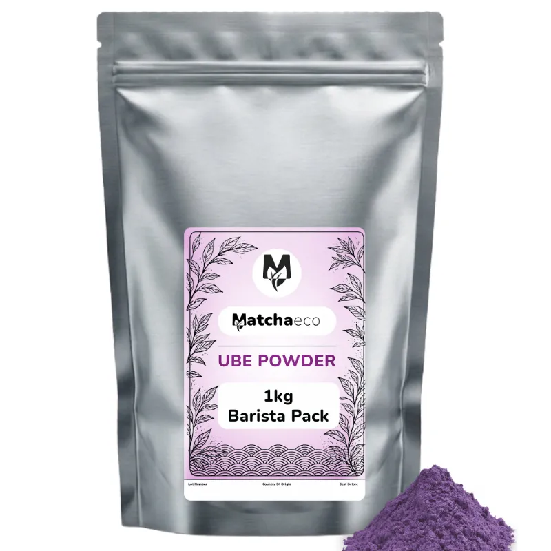 Matchaeco Ube Powder 1kg barista pouch of single-origin Philippine purple yam powder
