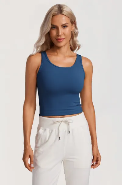 Essenther Global Double Lined Tank Top with scoop neckline and double-layer front