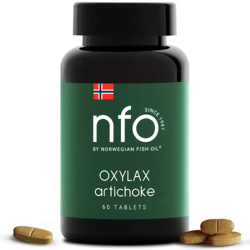 NFO Oxylax Artichoke supplement bottle
