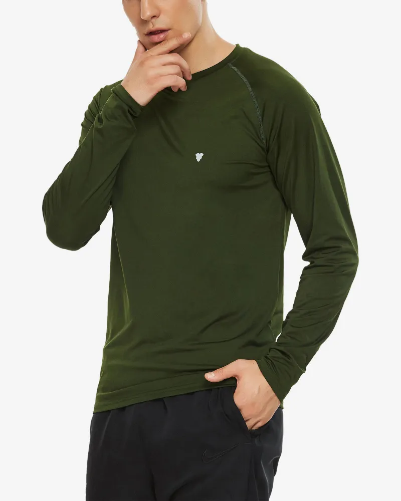 QUEENIEKE Mens Premium Outdoor Long Sleeve in dark color