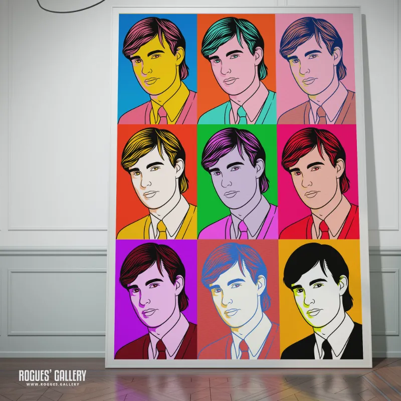Rogues Gallery 80s Retro Project: OMD Paul Humphreys pop art print