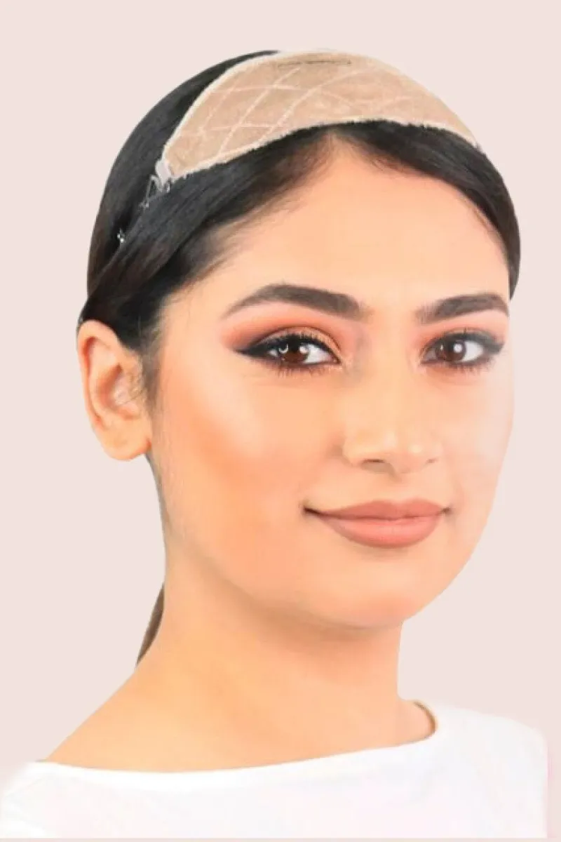 Godiva's Secret Wigs Milano Top Grip (SMALL) strap attachment device in beige