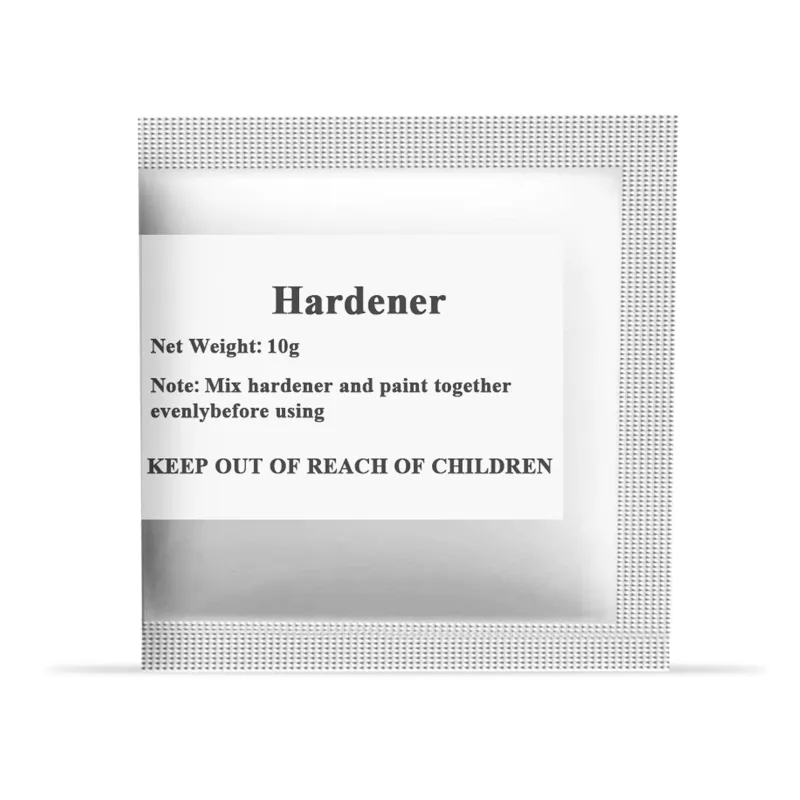 DWIL Paint Replacement Hardener small container with measurement label