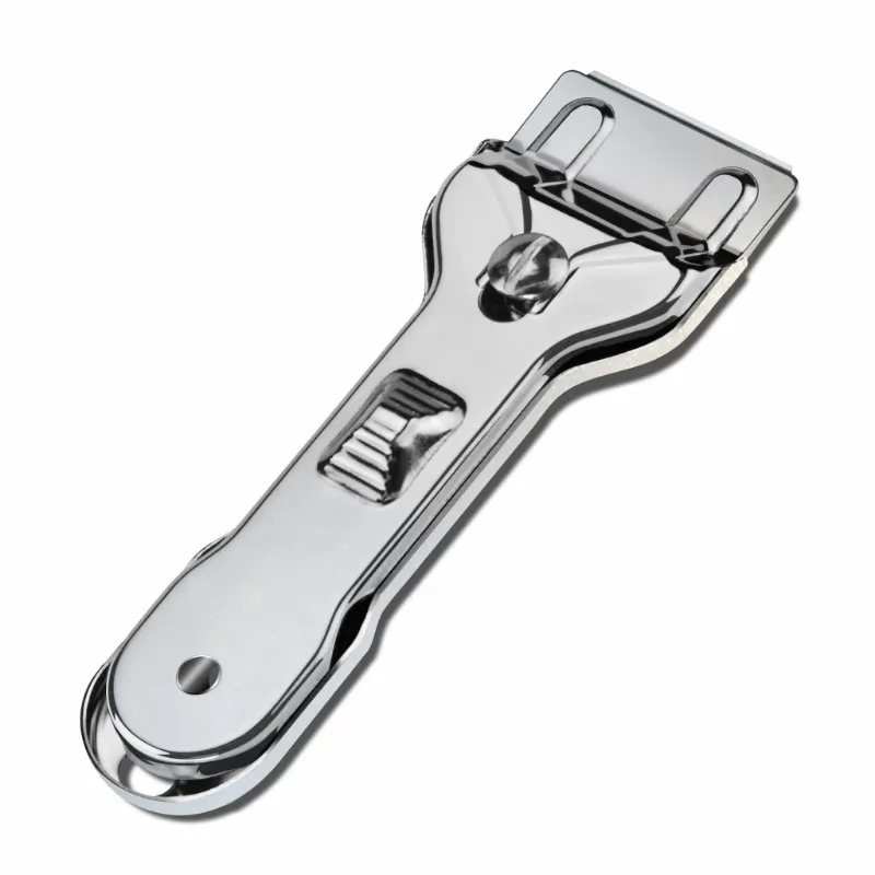 Karinear Metal Razor Blade Scraper Tool, stainless steel window and cooktop scraper with safety guard