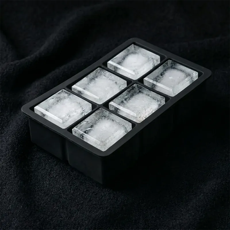 TsukiGlass Grid Ice Mold for creating grid-patterned ice cubes for whisky