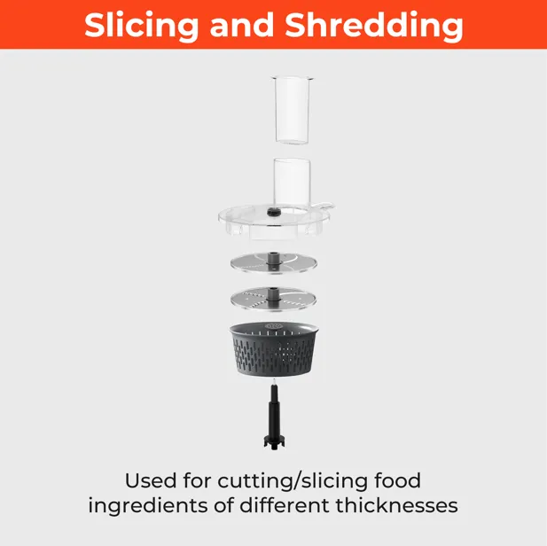 TOKIT Cutting and Slicing Set accessory kit for Omni Cook