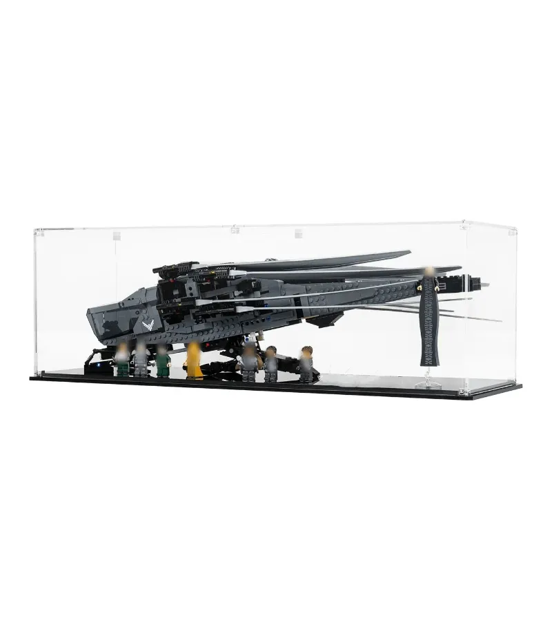 ICUANUTY Display Case for Lego Dune Atreides Royal Ornithopter 10327, large clear acrylic case