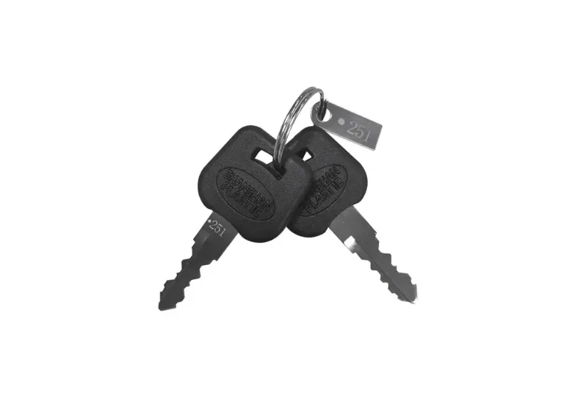 Qiolor Battery Replacement Keys custom-made key set for electric bike battery locks