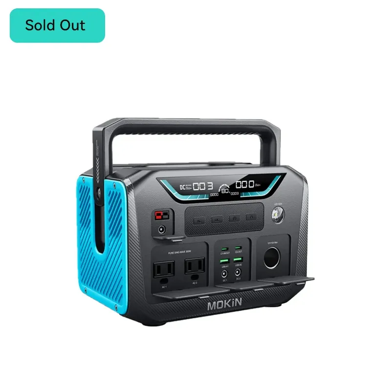 MOKiN Portable Power Station 300W 288Wh battery generator with multiple output ports