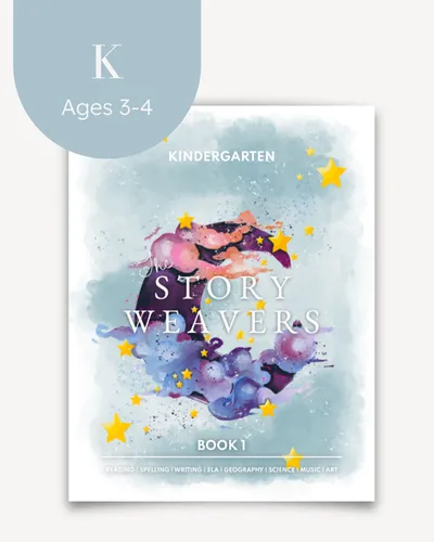 The Story Weavers Kindergarten Beta early access homeschool curriculum books