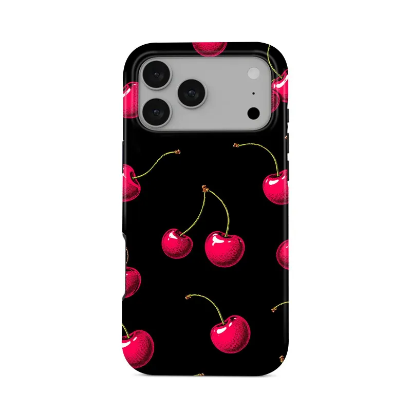 COBAK Case Cherry Bomb Tough Phone Case in slim profile with printed design