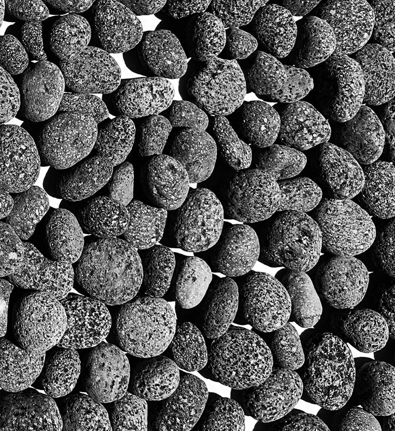 GrillPartsReplacement 10 lbs 2 to 3 inch black grey premium pebbles lava rock natural tumbled stones