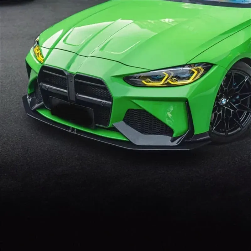 Twenty Two Tuning ADV1 Front Bumper Conversion Kit compatible with BMW M3 G80 showing assembled components