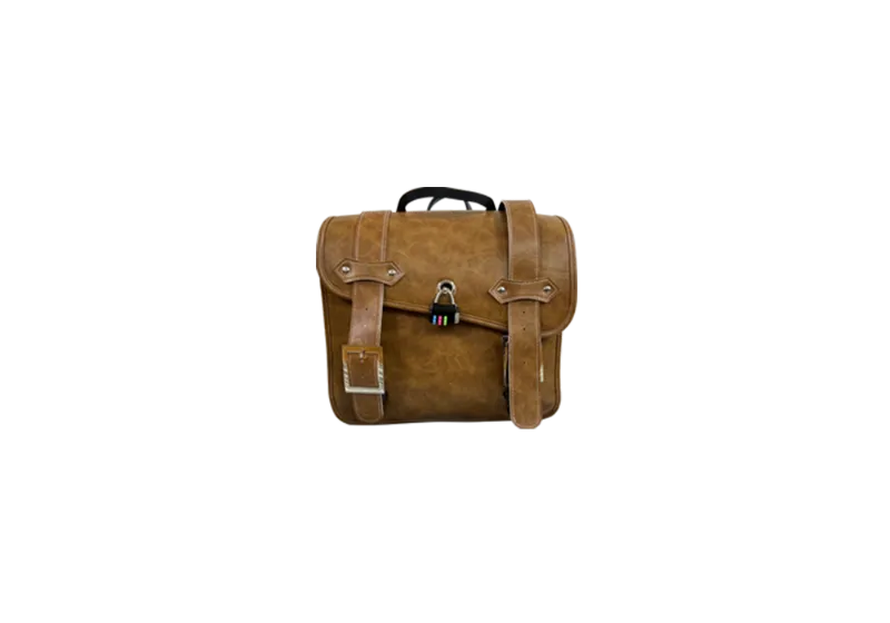 Qiolor Rack Pannier Bag with cup holder and mounting hardware