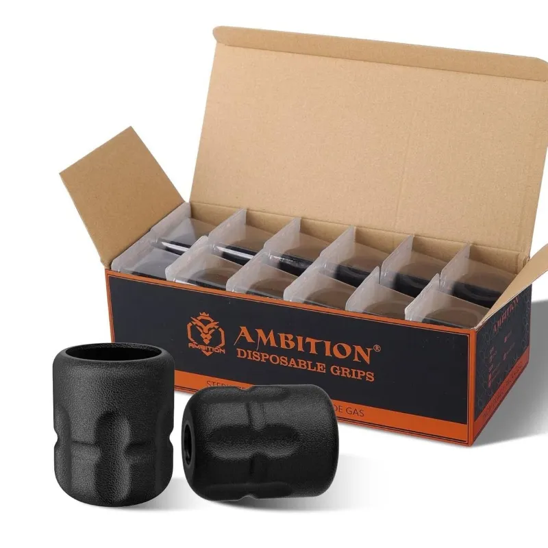 Ambition Tattoo Soldier 42MM Disposable Tattoo Grips pack of 12