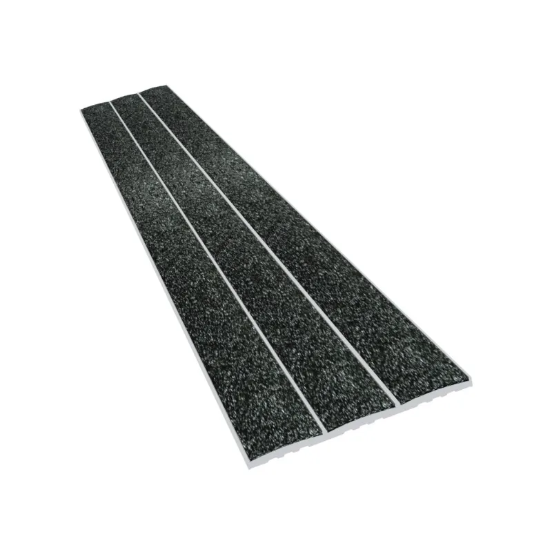 ComposiGrip Ecoglo N2070 black anti-slip stair strip, 1.5 inch wide