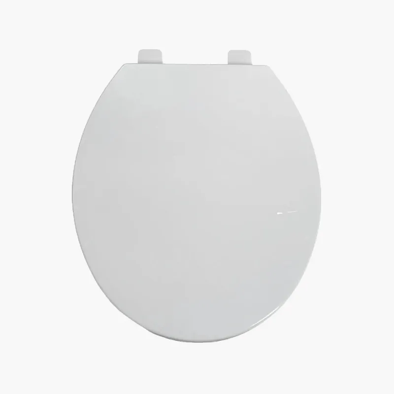 HOROW Round Toilet Seat Model 02R-02-01 for Two Piece Toilet with soft close lid and bracket hinges