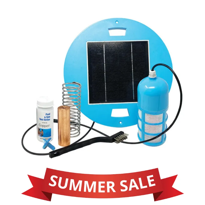 No More Green Technologies Pool Biotic Solar Pool Ionizer with in-skimmer clean-out design for inground and above ground pools