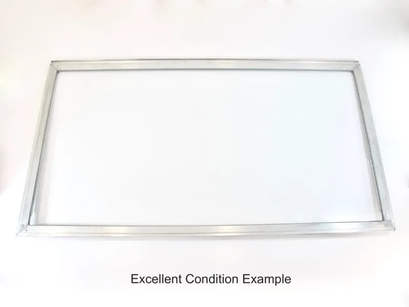 ZeereeZ Airstream Front Center Large Single Pane Glass Window Assembly with Hinge Mid 70s+ vintage trailer part