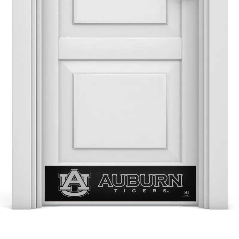 Deck the Door Decor Auburn Tigers Engraved Door Kick Plate with officially licensed Auburn University graphics