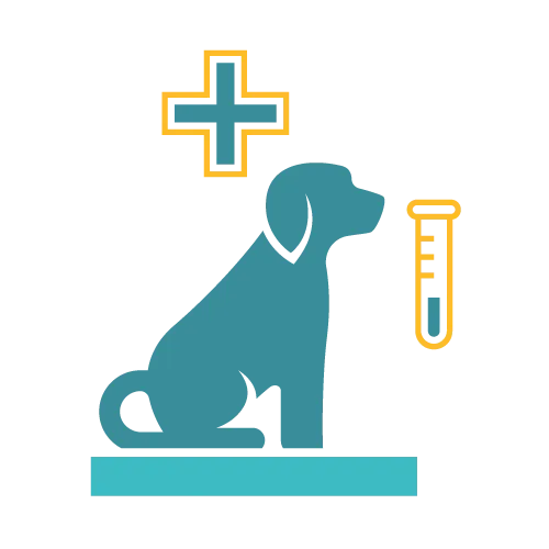 Affordable Pet Labs Home-Visit Dog Basic Health Check featuring a relaxed dog during a home blood draw