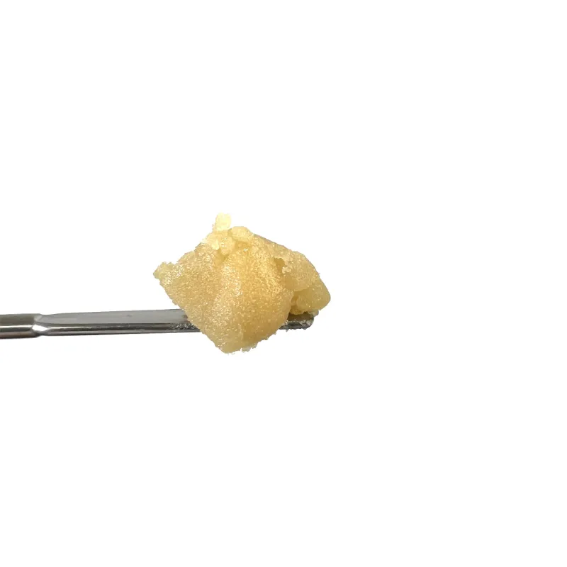 Hipuffy Baker's Dozen THCa Badder balanced hybrid concentrate with soft workable texture