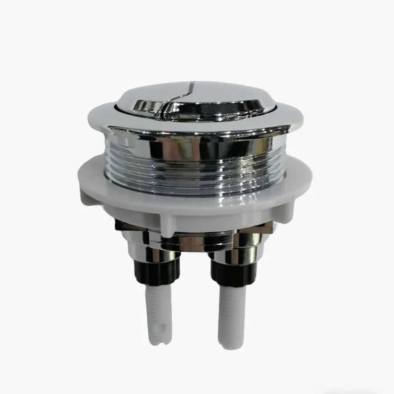 HOROW Dual Flush Button Model T0338W-02-04 for T0338W Toilet, chrome button mounted on tank