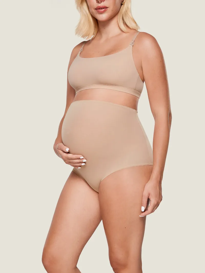 Essenther Global High Waist Full Coverage Maternity Panties 2 Pack in soft stretchy fabric