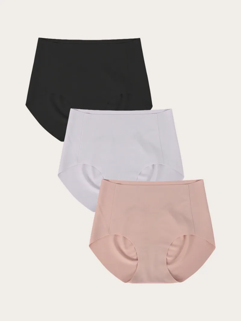 Zuluzenith 3 Pieces Women's Seamless Underwear showing seamless design
