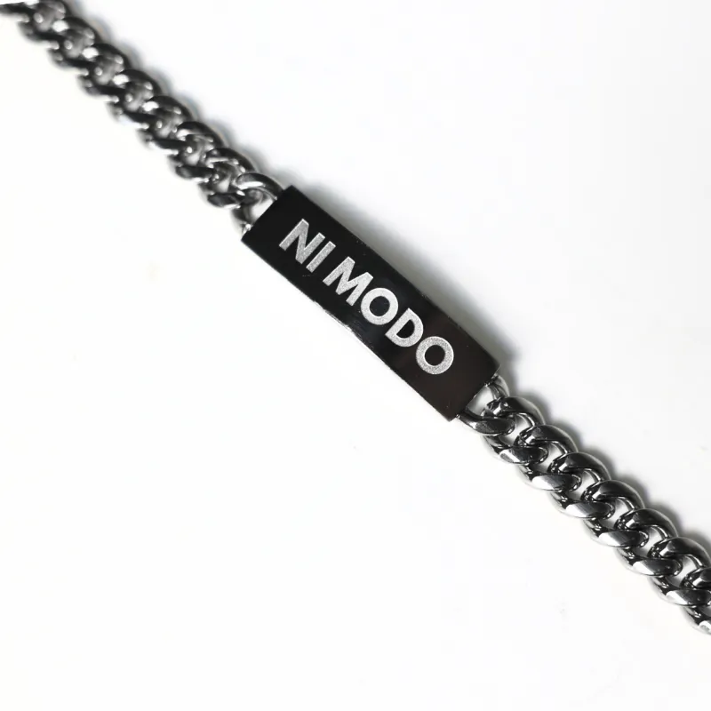Nimodo Ni Modo Bracelet in silver with brand inscription