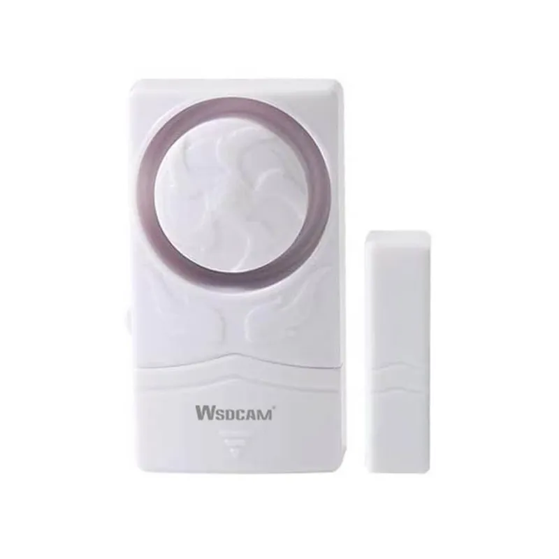 Wsdcam 4-in-1 Door and Window Alarm with magnetic sensor and adhesive mounting