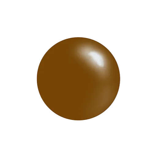 Clear Jelly Stamper #116 Gingerbread brown stamping polish bottle with brush applicator