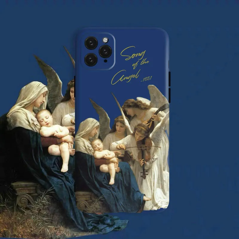 Techypop Song of the Angel Silicone Shockproof Protective Designer iPhone Case