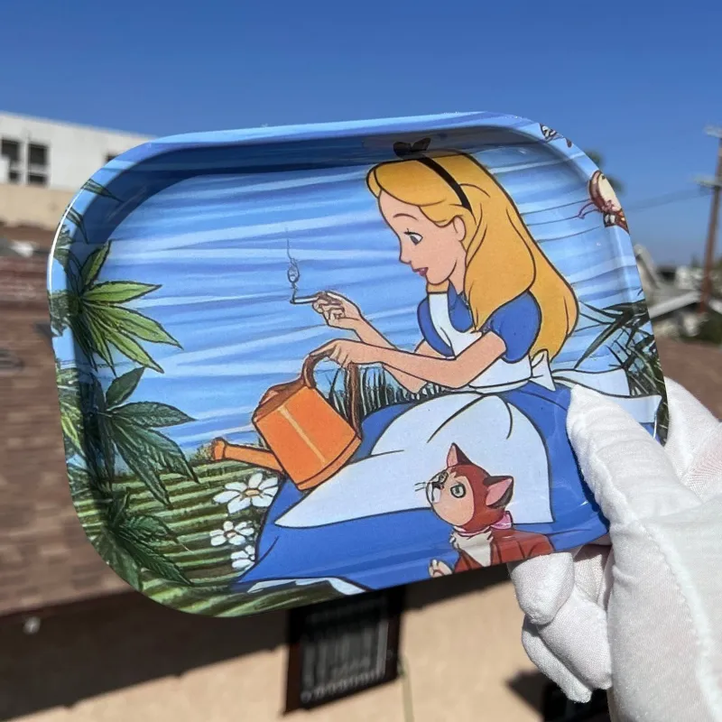 High Dreams Tray Alice with unique design, small metal rolling tray