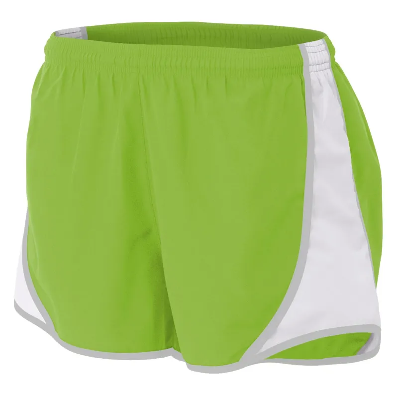 Do It Tennis A4 Women's 3 Inch Tennis Speed Shorts Lime White