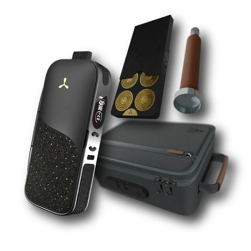 Airvape Festival Pack bundle with Legacy PRO 2 vaporizer and stash