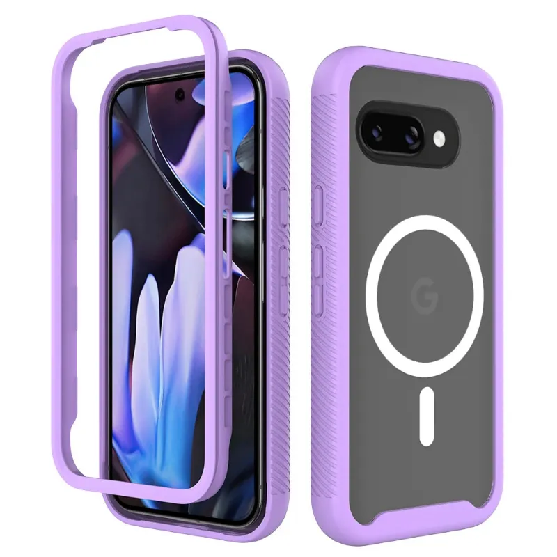 The Pixel Case 2 IN 1 Armor Shockproof Magsafe Case in dual-layer protective design with kickstand