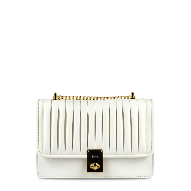 Bond & Mason The Elliott Crossbody bag showing vegan leather crossbody with compartments
