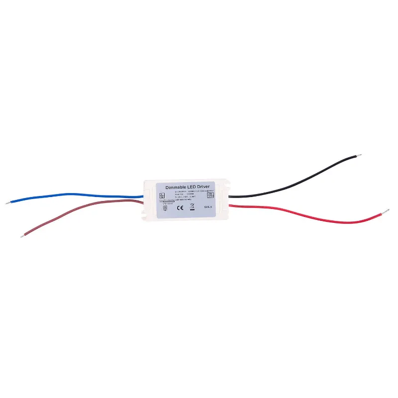 AIBOO Triac Dimmable Isolation LED Driver Power Supply Transformer 90-240V to DC12V Constant Voltage for LED Under Cabinet Lighting Spot Lig
