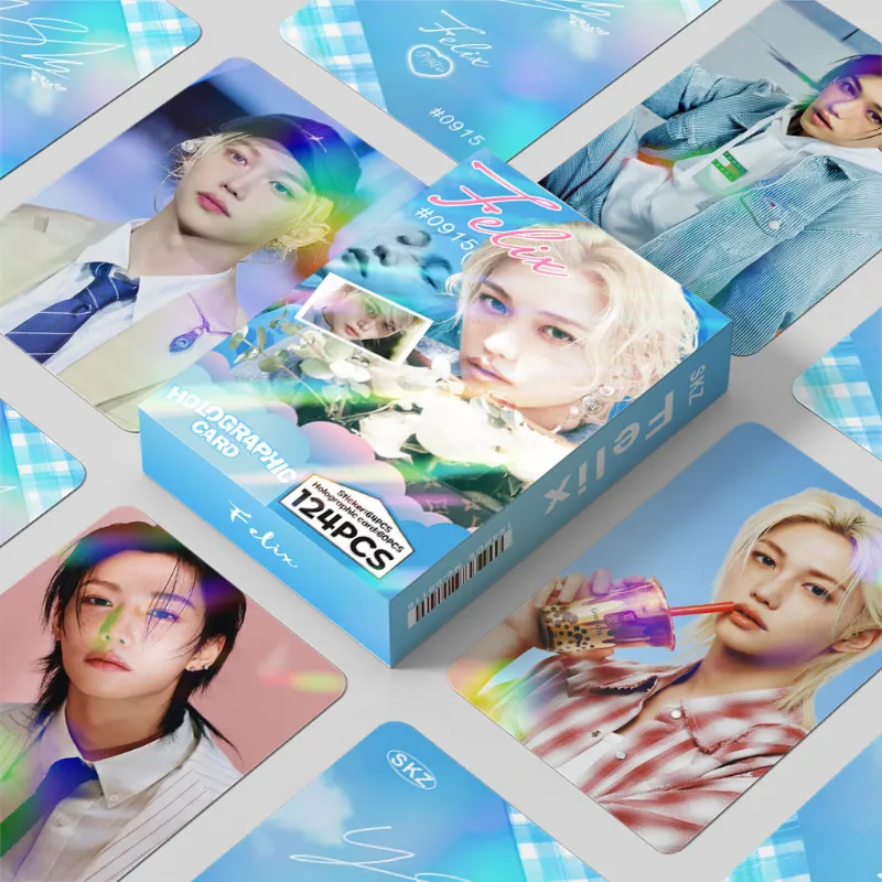 TTAesthetic 124PCS Felix Karma Laser Cards Sticker set