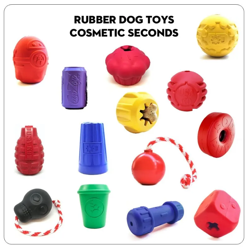 Soda Pup Bulk Rubber Dog Chew Toys & Treat Dispensers for Daycares 20-Pack Cosmetic B Grade bulk box