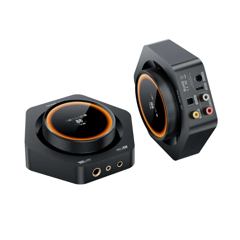 Fosi Audio ZH1 Smart-Tuned Fully Balanced Desktop DAC Amp with LCD display and RGB lighting