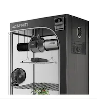 Mass Hydroponics AC Infinity Advance Grow Tent System 2x2 complete 1-plant kit with integrated smart controls