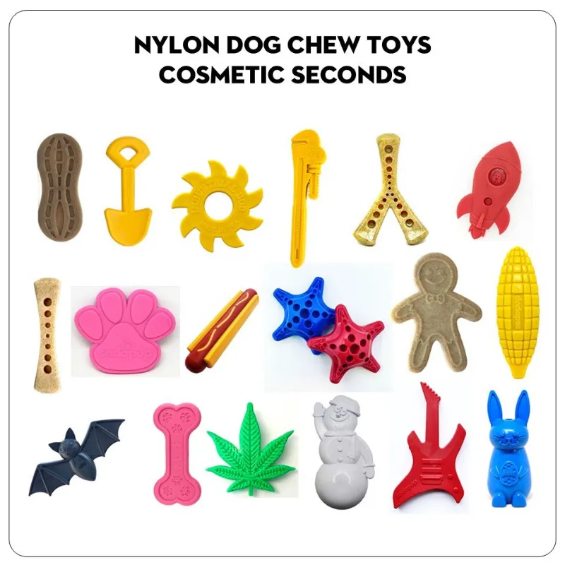Soda Pup Bulk Nylon Dog Chew Toys 20-Pack Cosmetic B Grade - bulk nylon dog chew toys for kennels