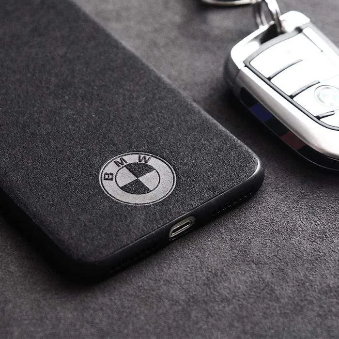 Techypop BMW Alcantara Protective Designer iPhone Case in textured material
