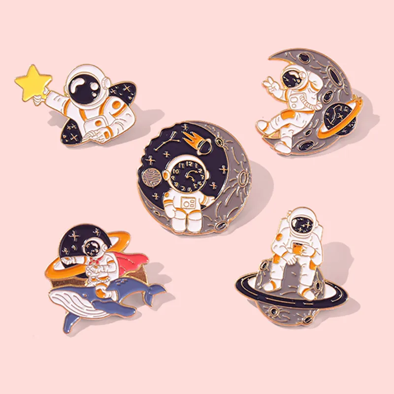 Juwas Astronaut Inspired Pin in alloy with astronaut design details