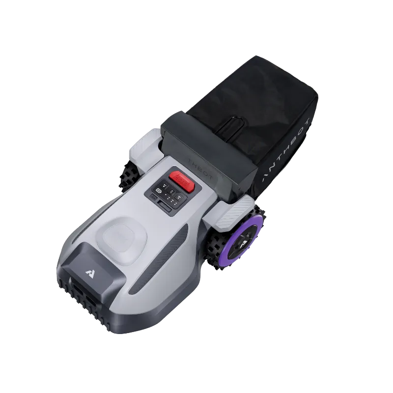 ANTHBOT N8 robot mower with 4-in-1 functionality and auto-dumping bin