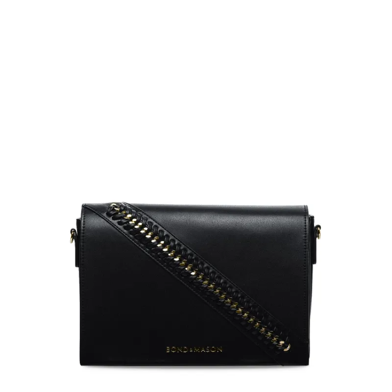 Bond & Mason The Estelle Crossbody Bag showing vegan leather crossbody bag